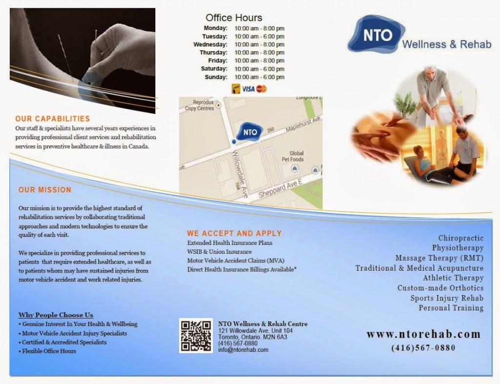 NTO Wellness and Rehab Brochure NTO Wellness & Rehab Centre NTO Wellness and Rehab Brochure NTO Wellness & Rehab Centre